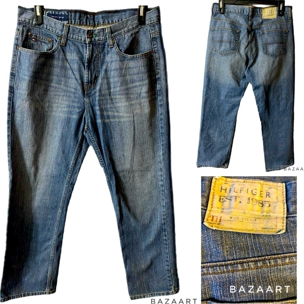 Tommy Hilfiger Jeans, Tommy Jean, 100% cotton, Sz 34x30, Blue jeans, Denim - Picture 2 of 13